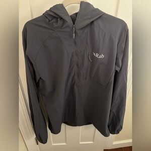 Rab Men's Charcoal Windbreaker Jacket Lg
